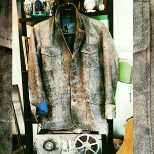 Custom Made Leather Blazer